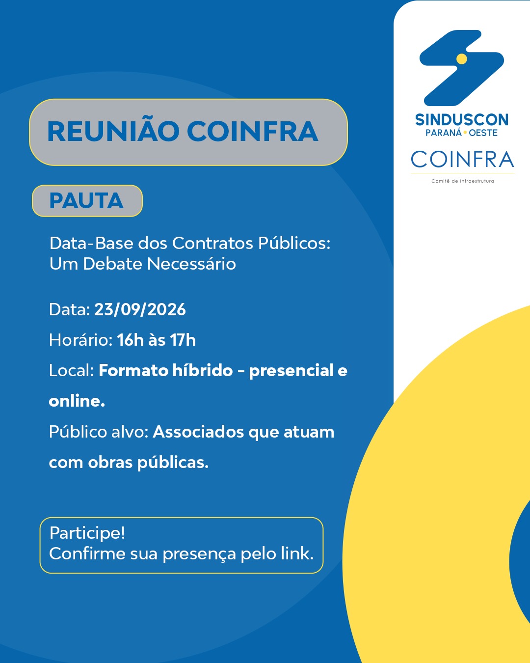Evento: Reunião COINFRA