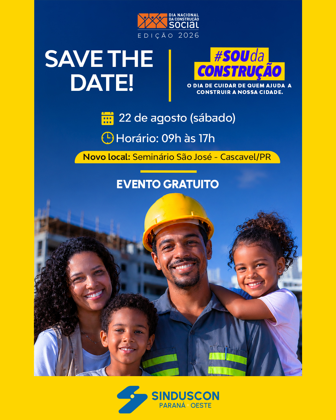 Banner: Está Chegando o Dia Nacional da Construção Social 2026