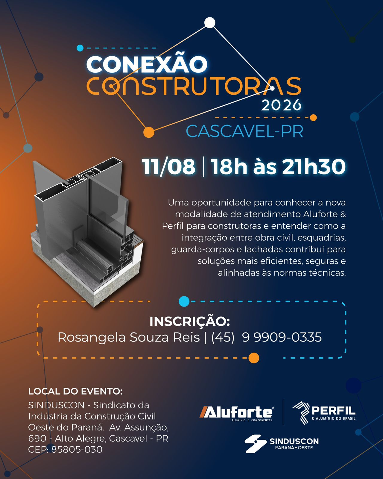 Banner: Conexão Construtoras 2026 promove integração entre sistemas construtivos