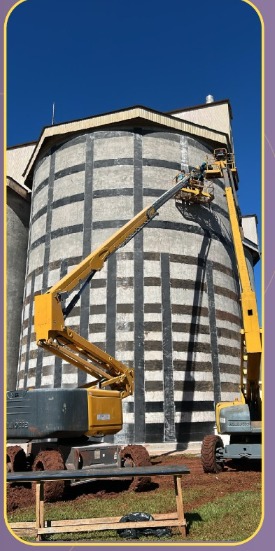 Banner: COIC promove visita a obra de reforço de silo com fibra de carbono em Palotina 
